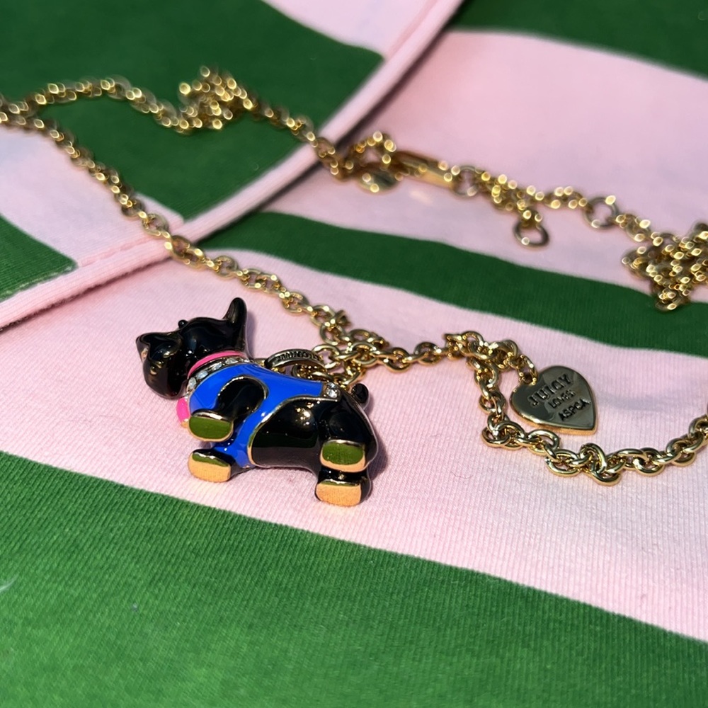 Limited Edition JUICY COUTURE ASPCA Scottie Dog necklace✨RARE & COLLECTIBLE ✨ - Picture 9 of 13